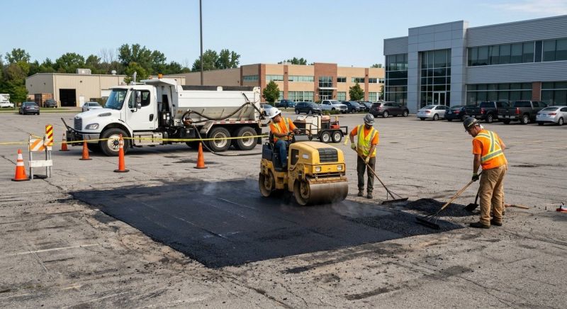 Asphalt Parking Lot Repair in Pasadena, CA