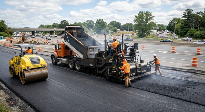 Industrial Asphalt Paving in Little Rock, AR