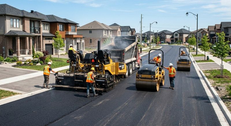 Asphalt Road Installation in Little Rock, AR