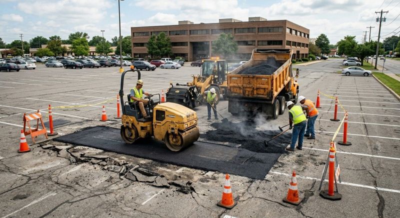 Church Parking Lot Repair in Little Rock, AR