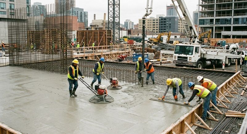 Commercial Slab Installation in Columbia, SC