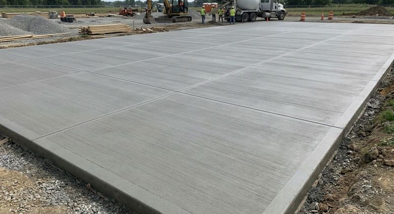 Commercial Slab Installation in West Des Moines, IA
