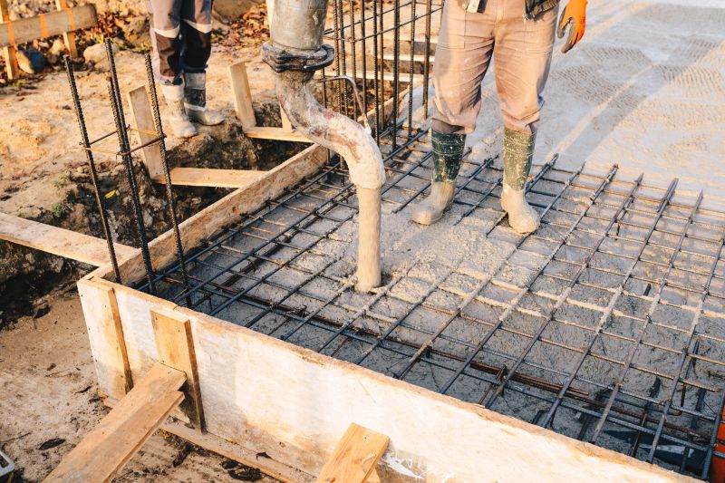 Poured Foundation Installation in Fredericksburg, VA